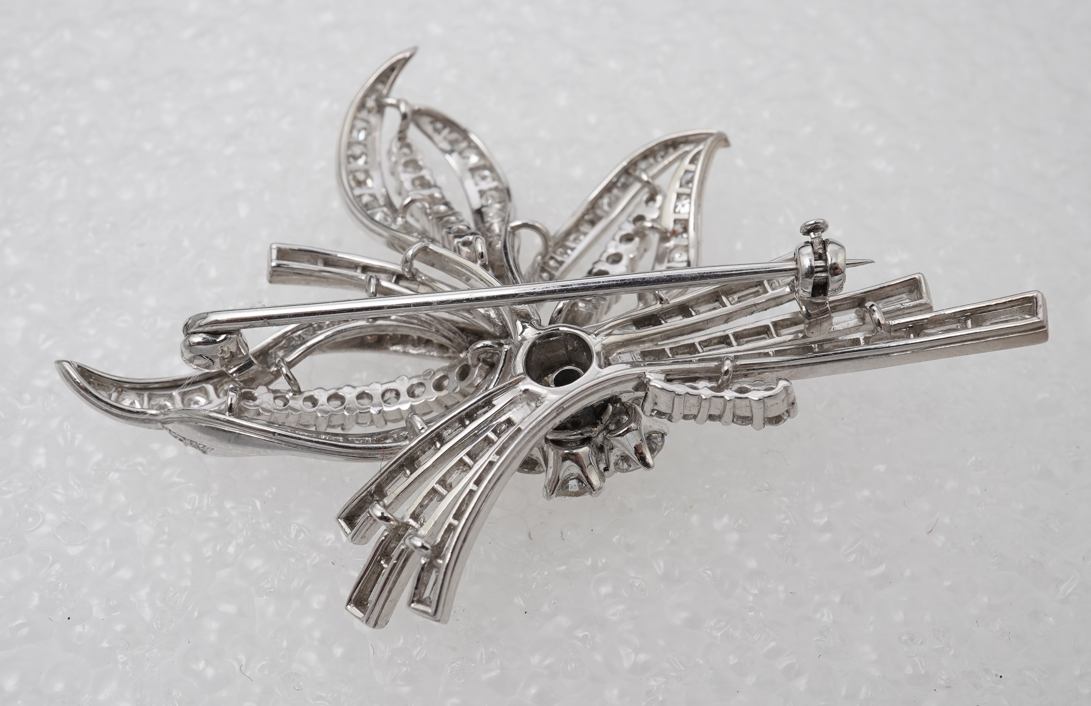 A diamond brooch, 1960s